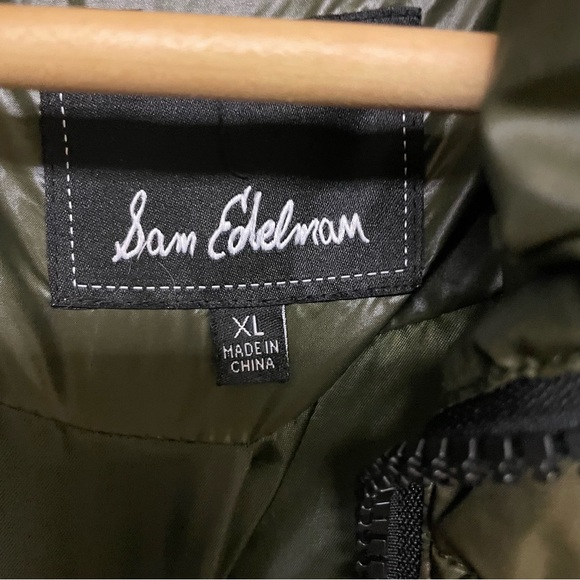 Olive Green Quilted Women's Jacket - Picture 2 of 6